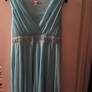 Sky blue formal/special event dress